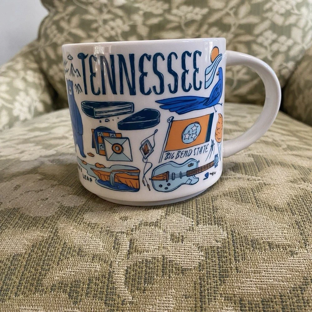 Starbucks Tennessee Been There Series Collection 14 oz Coffee Mug New No Box
